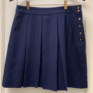 Tommy Hilfiger Navy blue pleated skirt